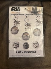 Star Wars The Mandalorian The Child Baby Yoda Party Decorating Kit 7pcs