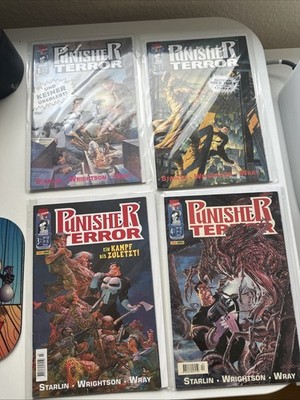 Punisher Hefte Terror 1 2 3 4 Marvel Deutschland
