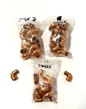52 Pcs Mueller & NIBCO Copper 90 Degree Elbow 1/2" FTG x SWT (C)