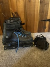 Razors Cult Street Aggressive Inline Skates Mens Size 9 With Burton Wrist Guard