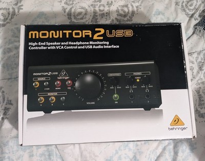 Behringer Monitor2USB Speaker & Headphone Monitoring USB Audio Interface