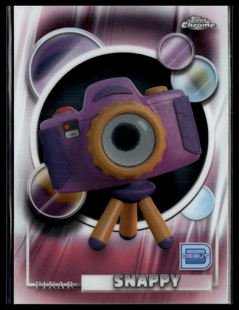 2026 Topps Chrome Disney #197 Snappy Debut Toy Story 5