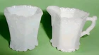 Vintage Victorian Sugar & Creamer Set Westmoreland Milk Glass Tea Set