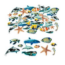 Bulk 500 Pc. Realistic Ocean Animal Self-Adhesive Shapes