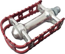 MKS BM-7 BMX 9/16" Pedals Red Old School Bmx Left and Right Set NEW Japan