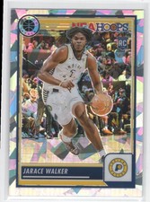 #107 2023-24 Premium Stock Hoops Cracked Ice Jarace Walker Indiana Pacers