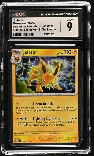 Jolteon graded CGC 9 for sale on eBay