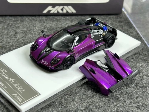 HKM 1:64 Pagani Zonda 760 Roadster Super Racing Diecast Model Car Collection - Picture 11 of 27