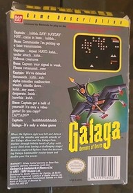 Galaga: Demons of Death (Nintendo NES, 1988), Original Box, No Manual, TESTED 