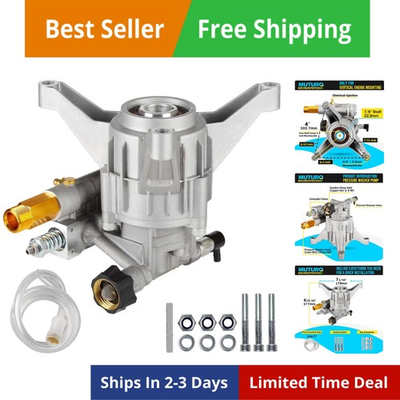 #ad Vertical Pressure Washer Pump 7 8quot; Shaft 3000 PSI 2.5 GPM Replacement Power... $100.69