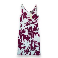 NWT Tommy Bahama Banana Blossom Dress Size Medium Floral Sleeveless MSRP 138