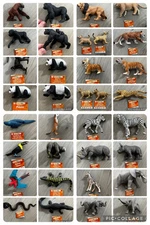Lot Of 34 1990s-2015s Safari LTD Animal Zebra Bear Tiger Rhino Giraffe Bird Lion