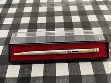 NOS Day-Timer Stainless Steel Ballpoint Pen Blue Ink #4