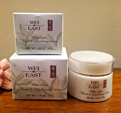 (3) Wei East White Lotus Throat & Décolletage Cream 1.75 oz & .85 oz Neck Chest