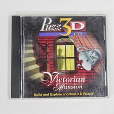 Puzz-3D Victorian Mansion CD-ROM Game Windows/Mac, 1999 Complete in Jewel Case