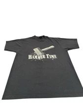 Vintage 1990 NBA Detroit Pistons Hammer Time Bad Boys Graphic T-Shirt Size XL