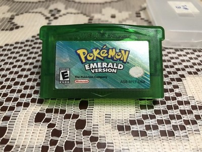 Pokemon Emerald Version (Game Boy Advance, 2005) NEW BATTERY! AUTHENTIC! TESTED!