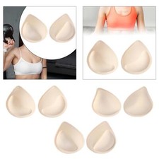 2 St&uuml;ck BH Pads Einlagen dick herausnehmbar Brustvergr&ouml;&szlig;erer Einlagen f&uuml;r Bademode
