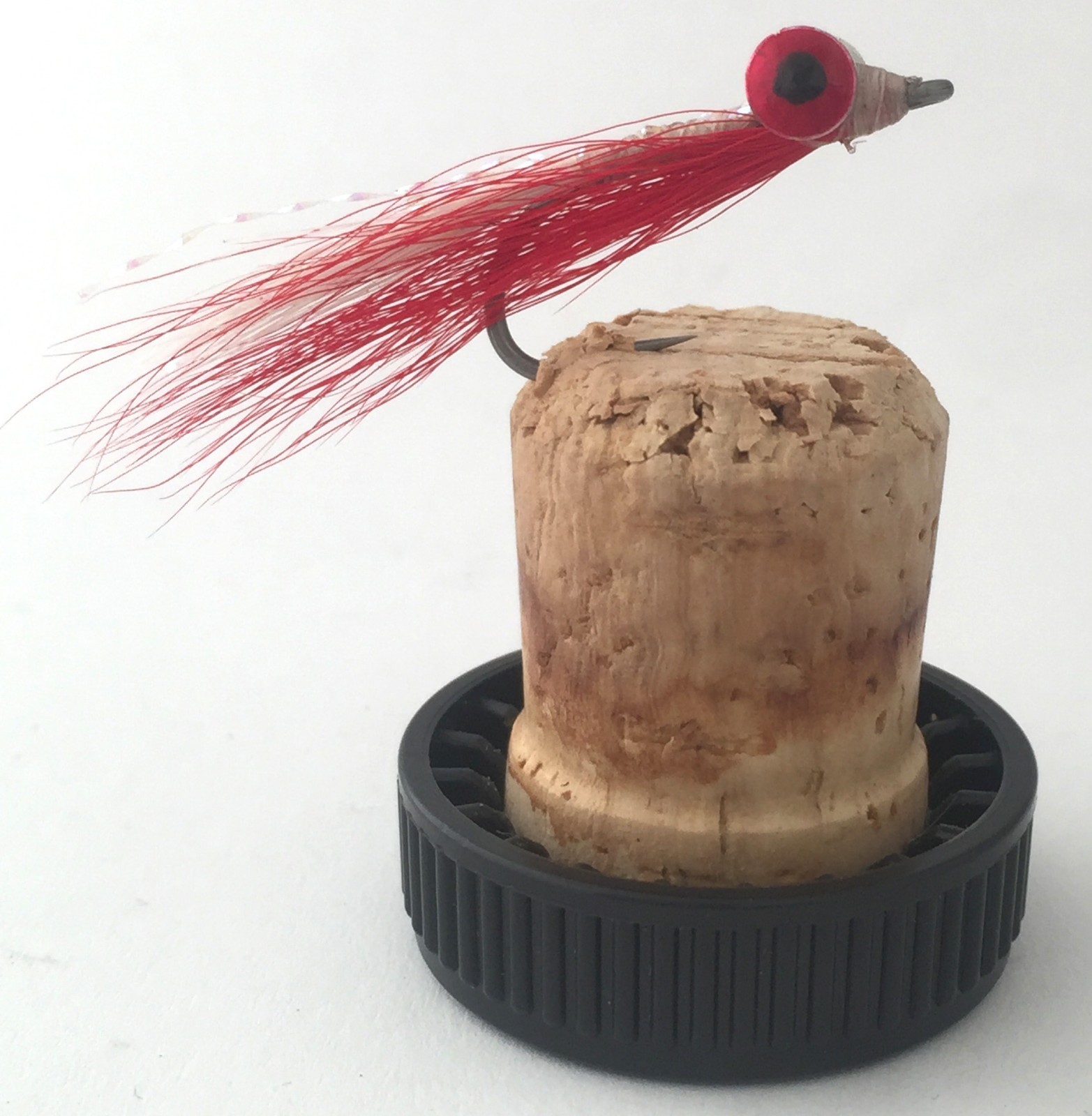 Fly Fishing Saltwater Clouser Minnow Red pack of 6 sizes 4-8# 150C