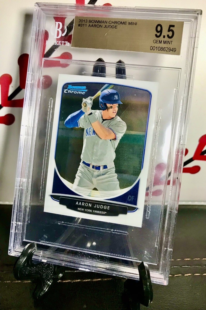 🤩🔥2013 Bowman Chrome (MINI) Aaron Judge Beckett 9.5🔥🤩 | eBay