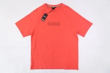 HUGO BOSS RAGLAN BEACHWEAR SUN UV PROTECTION REG PINK CORAL MEDIUM TSHIRT MENS