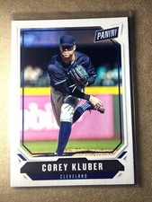 2018 Panini National Convention Silver Pack #61 Corey Kluber Cleveland Indians