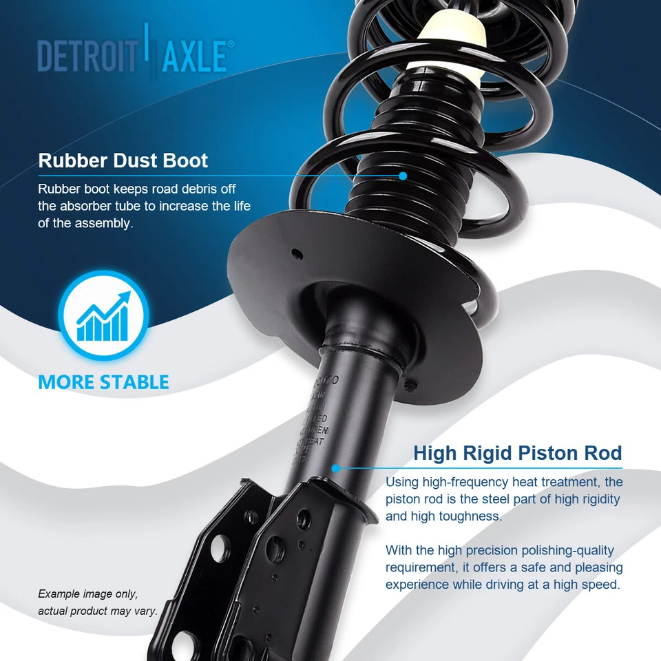 Kit de suspensión de brazos de control de puntales delanteros para Chevrolet Cavalier Pontiac Sunfire Foto 4 de 4