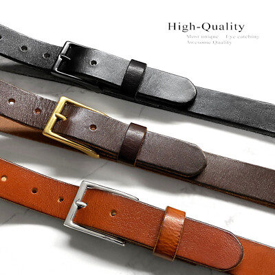 #ad Full Grain Genuine Leather One Piece Casual Dress Belt 1 1 8quot; 30mm wide $32.95
