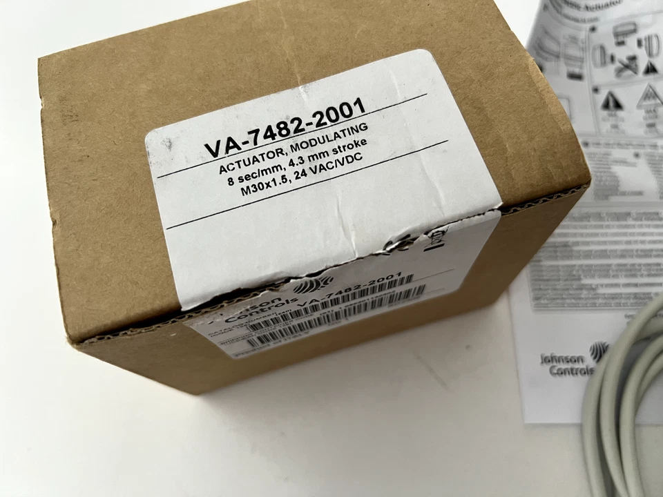 Johnson Controls VA-7482-2001 Actuator Modulating 8sec/mm4.3mm 24VAC/VDC - Image 2 of 4