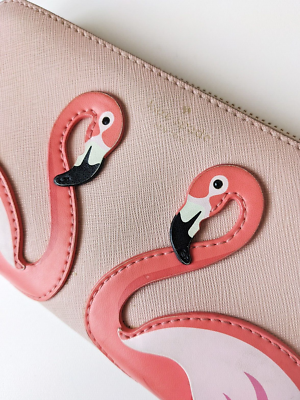 Leather Wallet Kate Spade Flamingo Wallet Kate Spade By The Pool