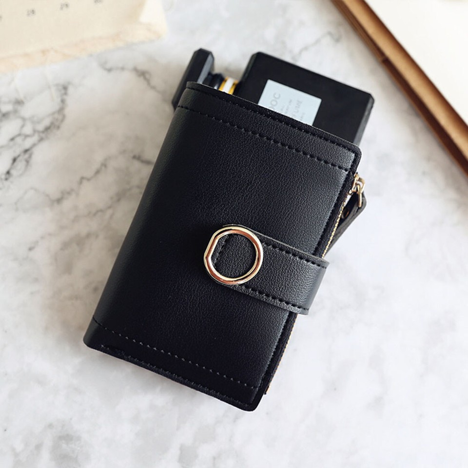 Fashion Women Ladies Leather Purse Money Clip Wallet Clutch Card Bag ...