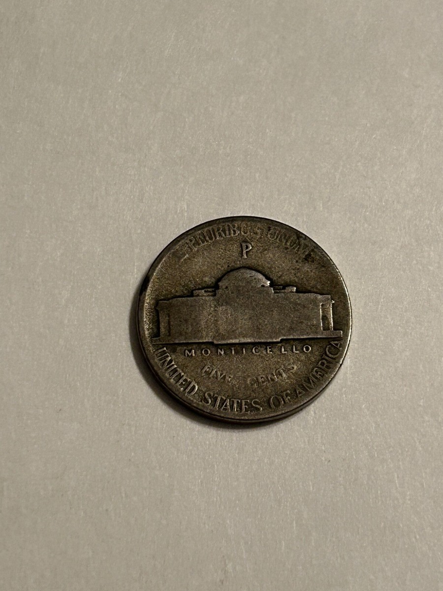 1943-P Jefferson War nickel - Mint Error- Genuine Collectible | eBay
