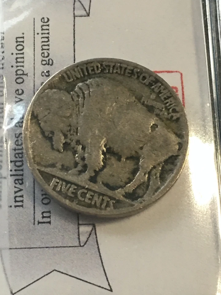 1918D  USA,  Buffalo Nickel ¢5.    - Image 2 of 4