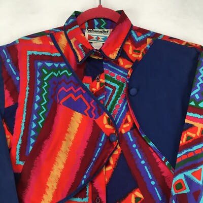 WRANGLER Authentic Western Apparel Women Shirt Vintage