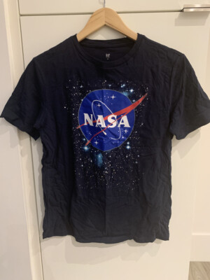 GAP Kids NASA T shirt Short Sleeve NAVY Boy Sz XL X-Large