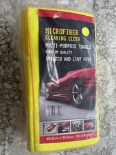 36 Pack Ultra Plush Microfibre Large Cloths Towels Car Polish Household 40X40mm