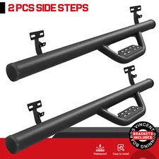 For 09-18 Dodge Ram 1500 Regular Cab Side Step BOC Running Board Nerf Bar BLK