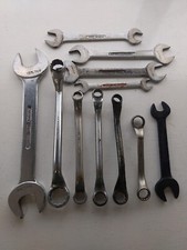 11 Britool Imperial A/F BS Spanners Job lot. Quality Spanners