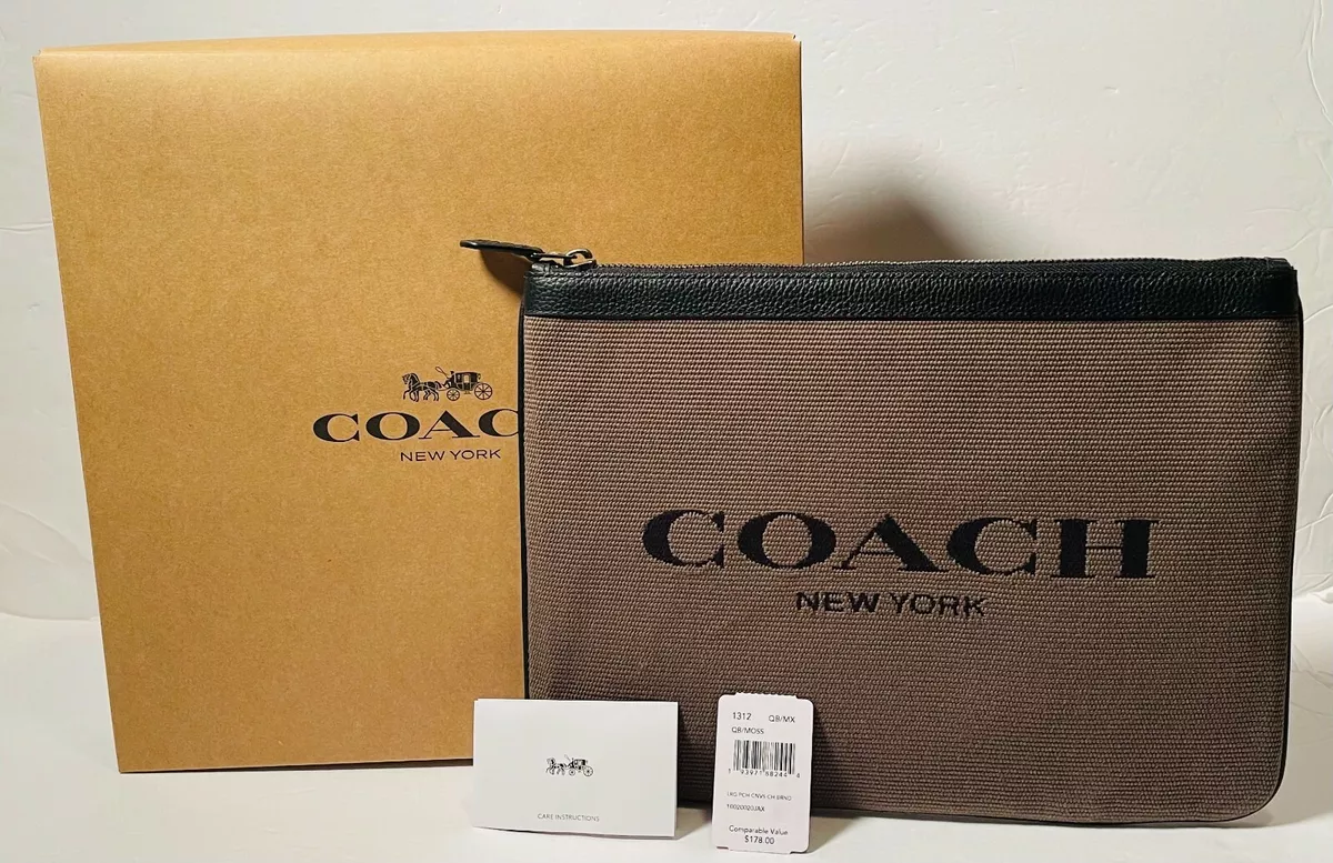 Coach Signature Canvas Travel Wallet