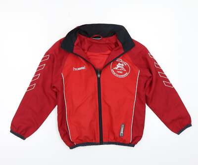 Hummel Jungen Jacke Mantel rot Größe 8 Jahre