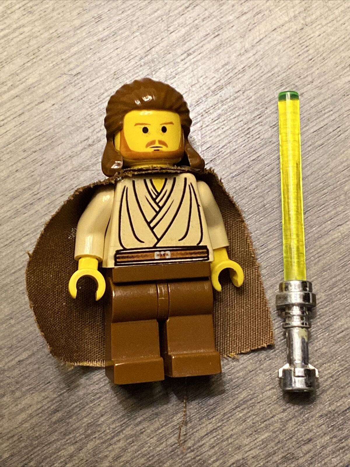 Lego Star Wars Minifigures Qui-Gon Jinn Original version 7101, 7121, 7161  sw0027