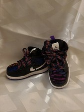 Nike Jordan 1 Mid SE TD Black White Rush Violet AV5172 005 Size 6c