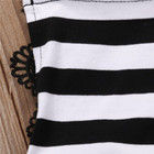 NWT Baby Girls Black White Lace Ruffle Romper Jumpsuit Headband Outfit Set 0-6 M — photo 5