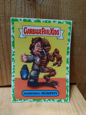 2018  Garbage Pail Kids: MORPHING MURPHY (GREEN) #3a Of 10  80's SCI-FI . GPK18
