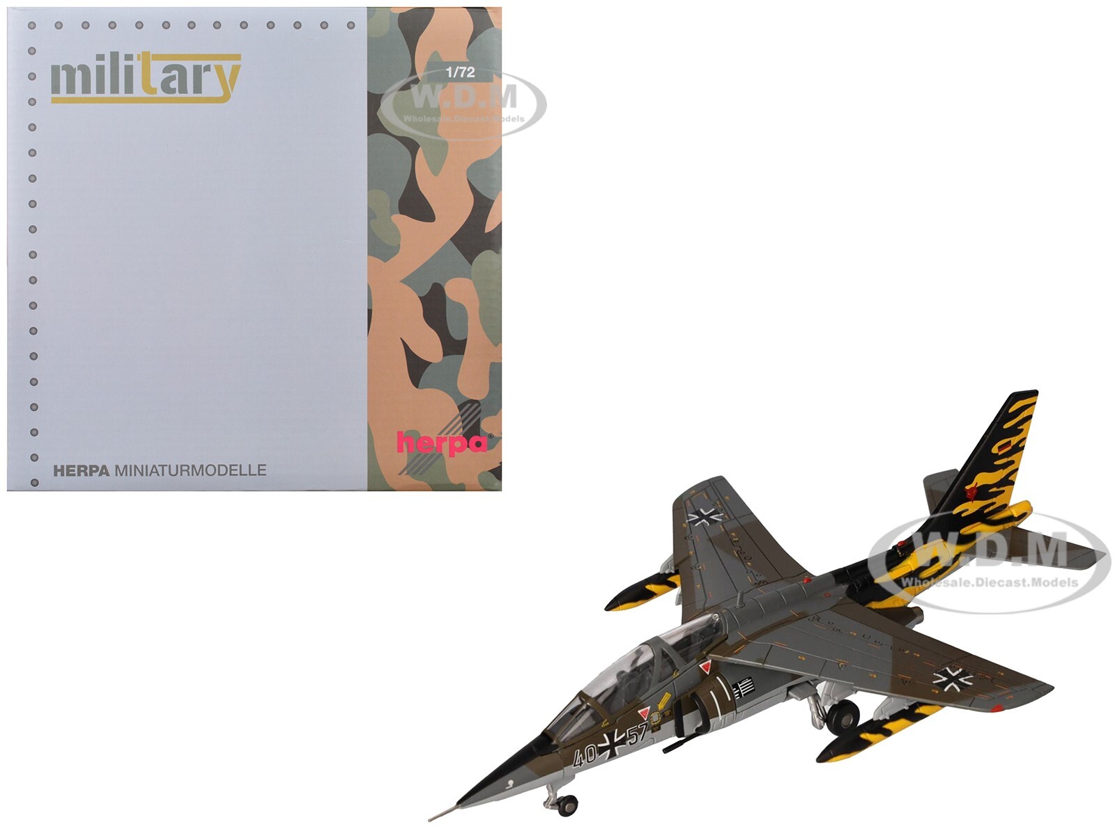 САМОЛЕТ DASSAULT ALPHA JET A NATO TIGER MEET 1991 1/72 ОТ HERPA HE580878