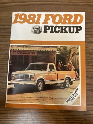 1981 Ford Pickup Truck Catalog