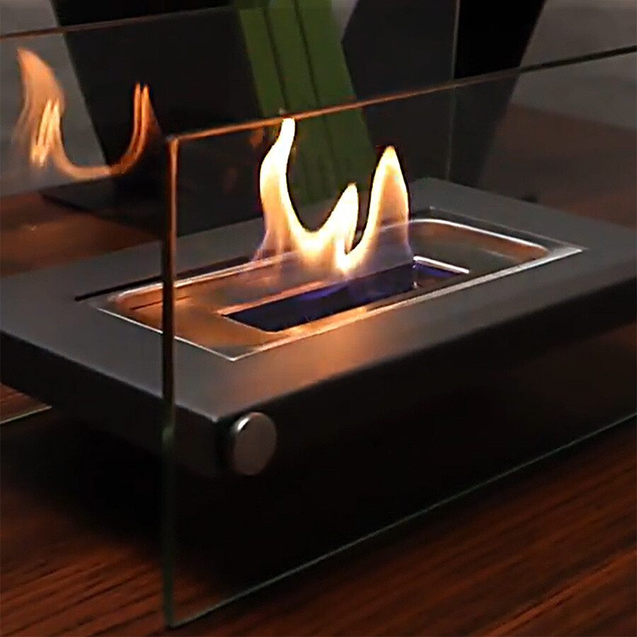 Alcohol Fireplace Real Fire Landscape Decoration Tabletop Biomass Ethanol  Heater | eBay