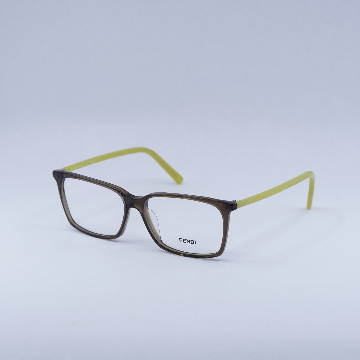 NEW FENDI F945 209 Transparent Brown 53mm Eyeglasses | eBay