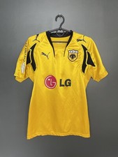 AEK ATHENS 2007/2008 HOME FOOTBALL SHIRT SOCCER JERSEY PUMA SIZE S