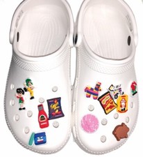 12pc Popular Mexican Inspired Shoe Charms / Trendy Fashion Charms for shoes